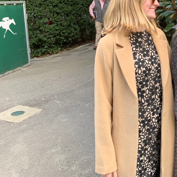 Coats | Hm Calflength Camel Coat 